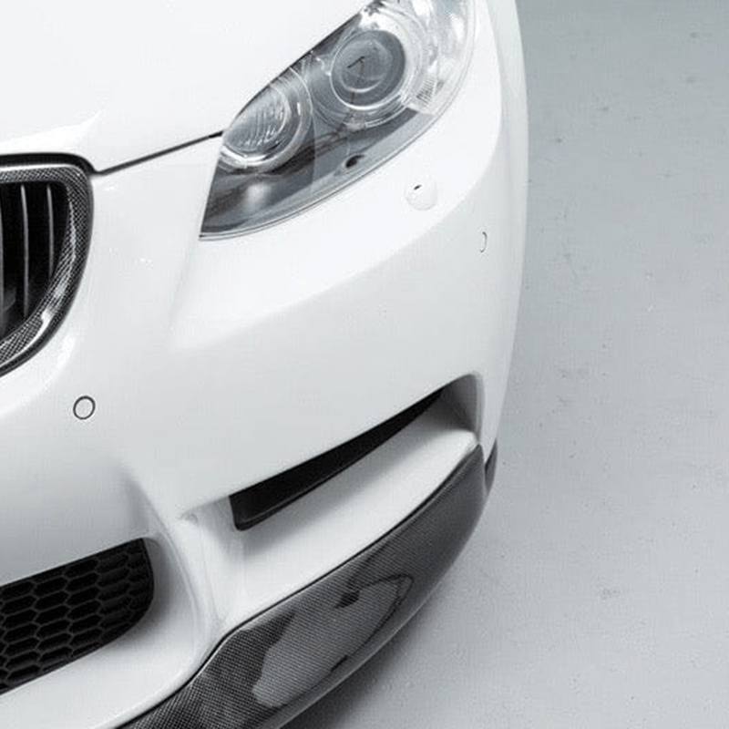 BMW M3 (E90/E92/E93) Vorsteiner Style Carbon Fiber Front Lip Spoiler - Twenty Two Tuning Front Lip