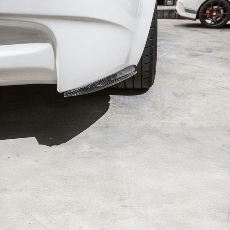BMW M3 (E92/E93) RIA Style Carbon Fibre Rear Bumper Canards - Twenty Two Tuning Rear Canards