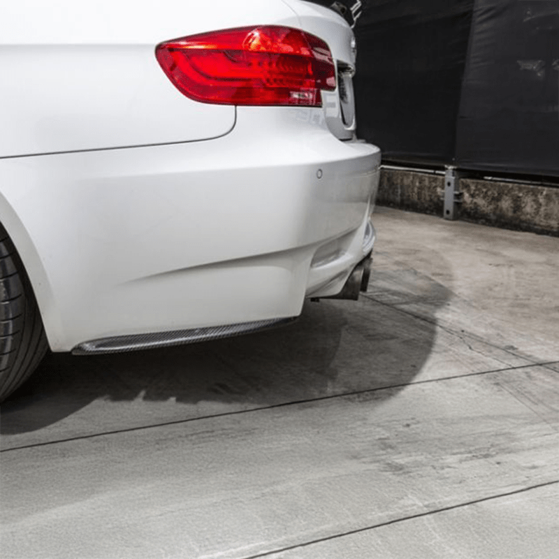 BMW M3 (E92/E93) RIA Style Carbon Fibre Rear Bumper Canards - Twenty Two Tuning Rear Canards