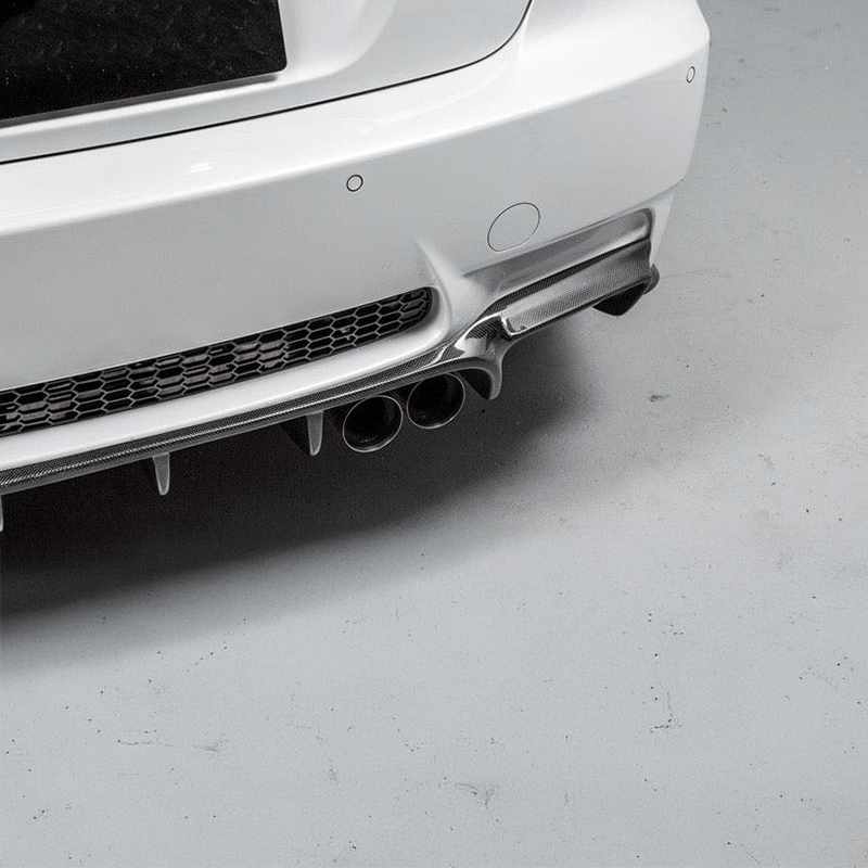 BMW M3 E9X GTS-V Style Carbon Fibre Rear Diffuser (E90/E92/E93) - Twenty Two Tuning Rear Diffuser