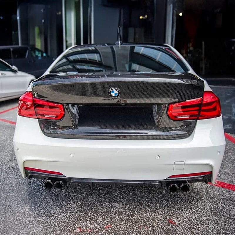 BMW M3 (F80) CSL Style Carbon Fiber Rear Trunk - Twenty Two Tuning Trunk/Boot Complete