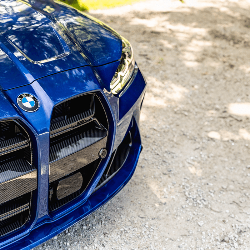 BMW M3 (G80/G81) CSL Style Carbon Fibre Replacement Front Grille - Twenty Two Tuning Front Grille