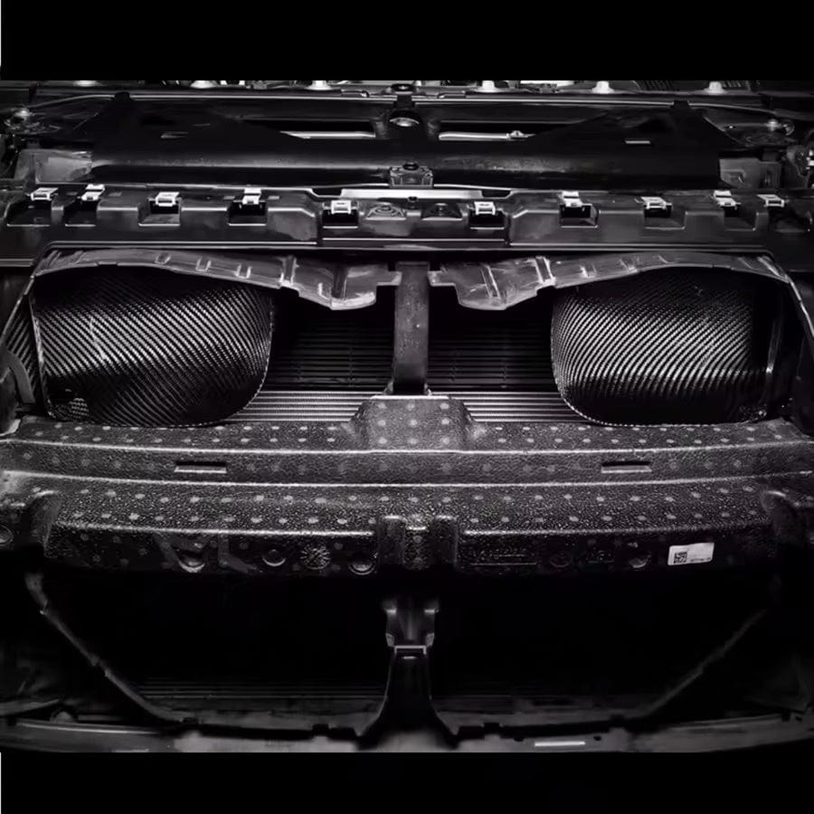 BMW M3 (G80/G81) OEM+ Carbon Fibre Air Intake System - Twenty Two Tuning Engine Bay