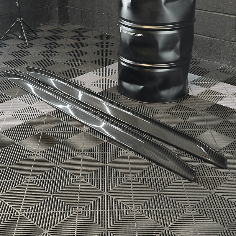 BMW M3/M4 3D Design Style Carbon Fibre Side Skirts (G80/G81/G82/G83) - Twenty Two Tuning Side Skirts