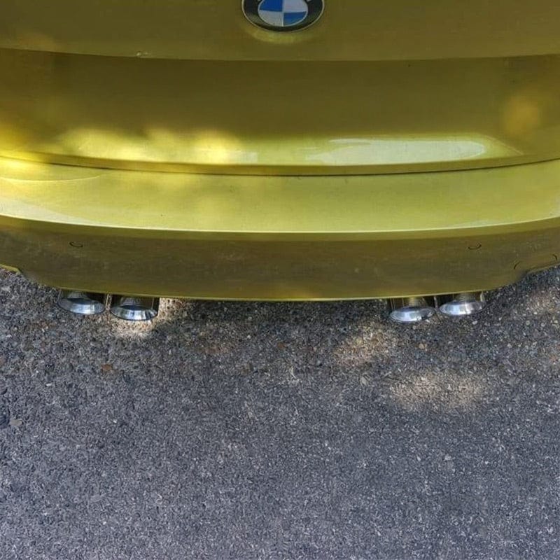 BMW M3/M4 Euro Style M Performance Exhaust Tips (F80/F82/F83) - Twenty Two Tuning Exhaust Tips