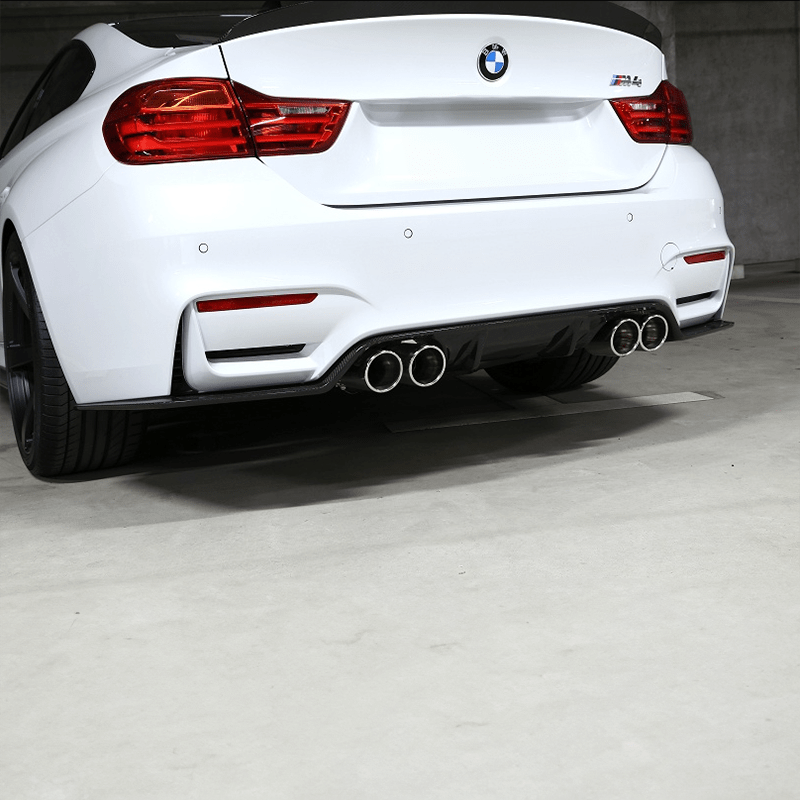 BMW M3/M4 (F80/F82/F83) 3D Design Style Carbon Fibre Rear Diffuser - Twenty Two Tuning Rear Diffuser