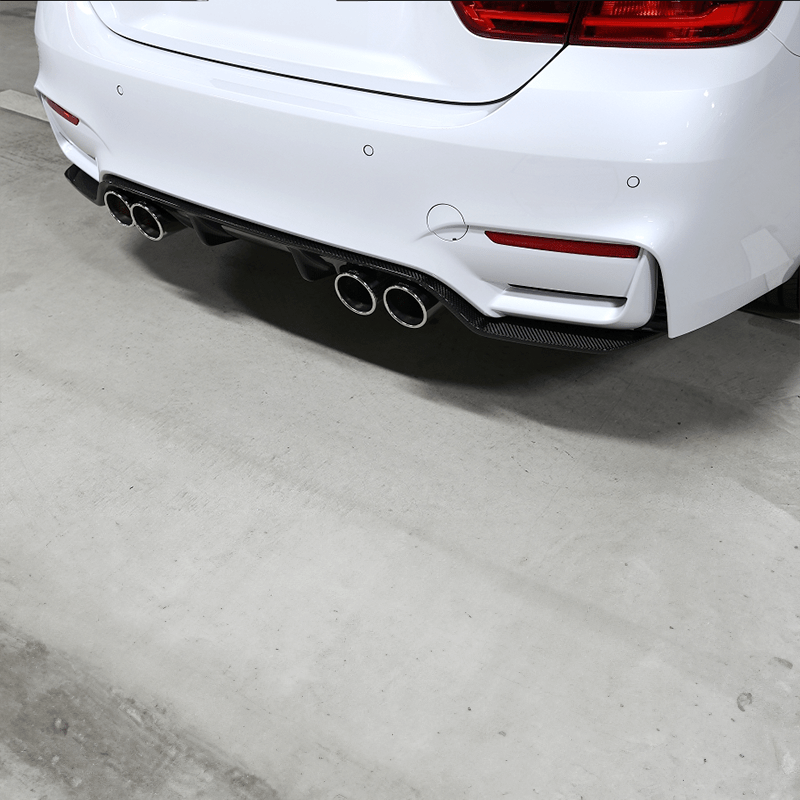 BMW M3/M4 (F80/F82/F83) 3D Design Style Carbon Fibre Rear Diffuser - Twenty Two Tuning Rear Diffuser