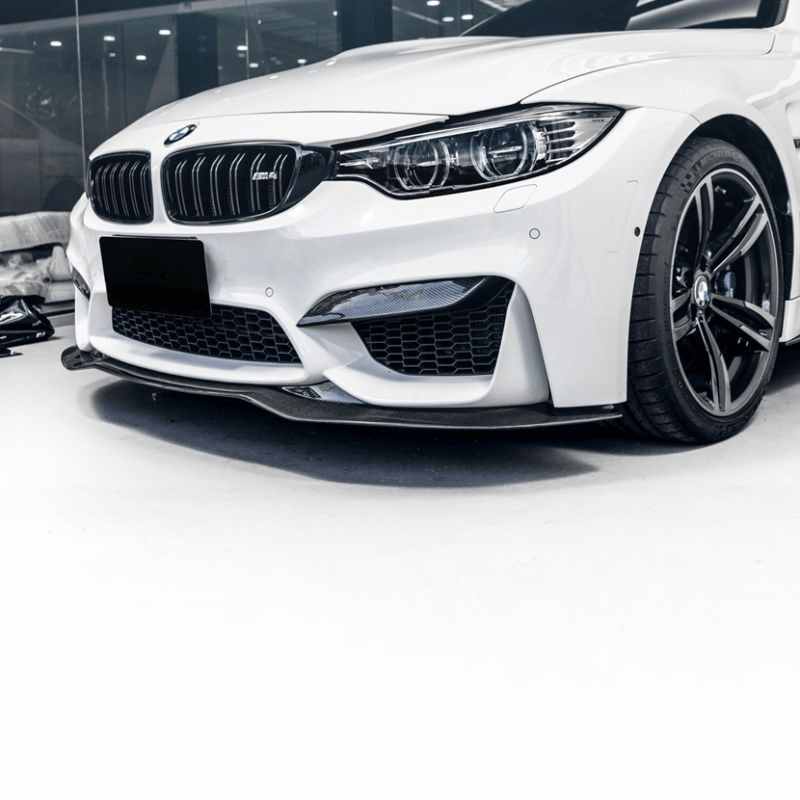 BMW M3/M4 (F80/F82/F83) PSM Style Carbon Fibre Front Lip - Twenty Two Tuning Front Lip