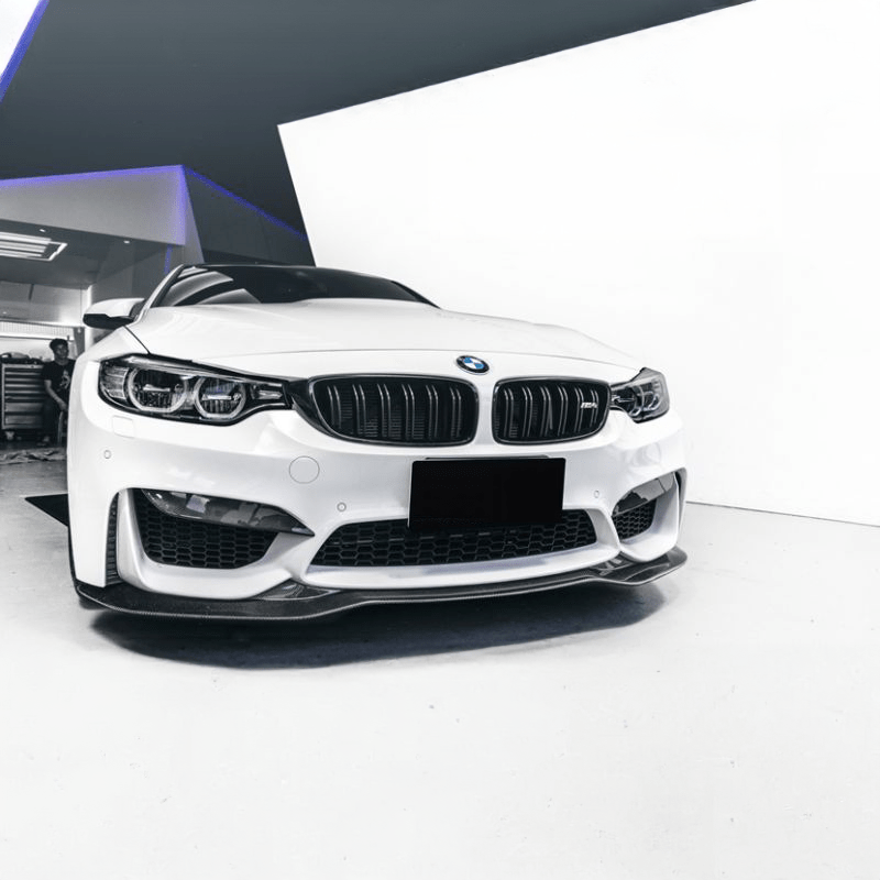 BMW M3/M4 (F80/F82/F83) PSM Style Carbon Fibre Front Lip - Twenty Two Tuning Front Lip