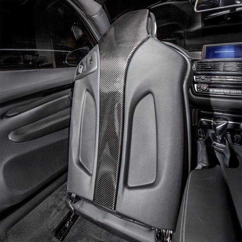 BMW M3/M4 (F80/F82) M Performance Style Carbon Fiber Seat Back Covers - Twenty Two Tuning Interior Parts & Accessories
