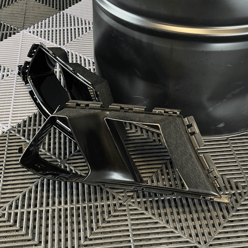 BMW M3/M4 M Performance Style Gloss Black Front Bumper Vent Trims (G80/G81/G82/G83) - Twenty Two Tuning Front Canards/Bumper Inserts