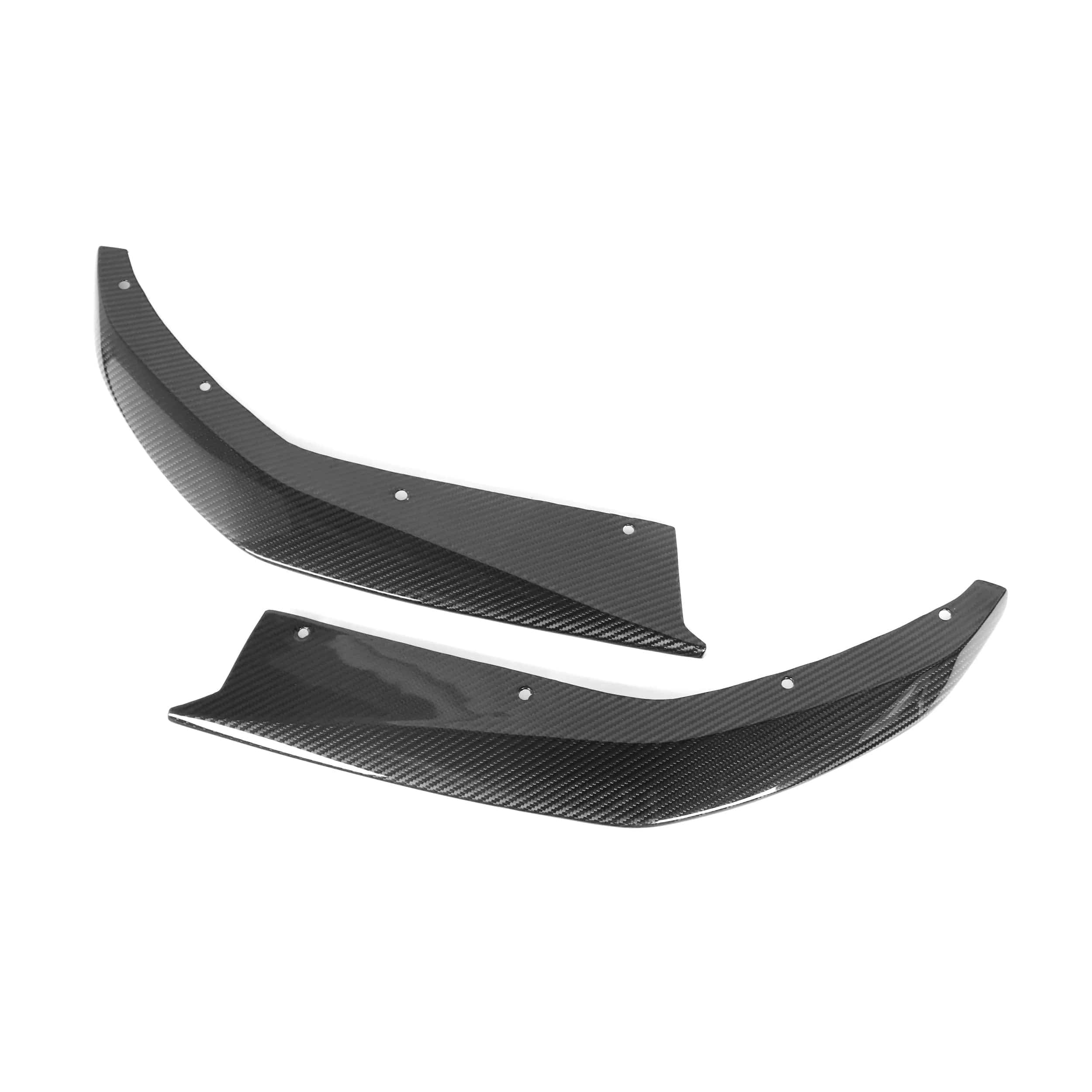 BMW M3/M4 MHC Style Carbon Fibre Rear Bumper Lower Splitters (G80/G81/G82/G83) - Twenty Two Tuning Rear Canards