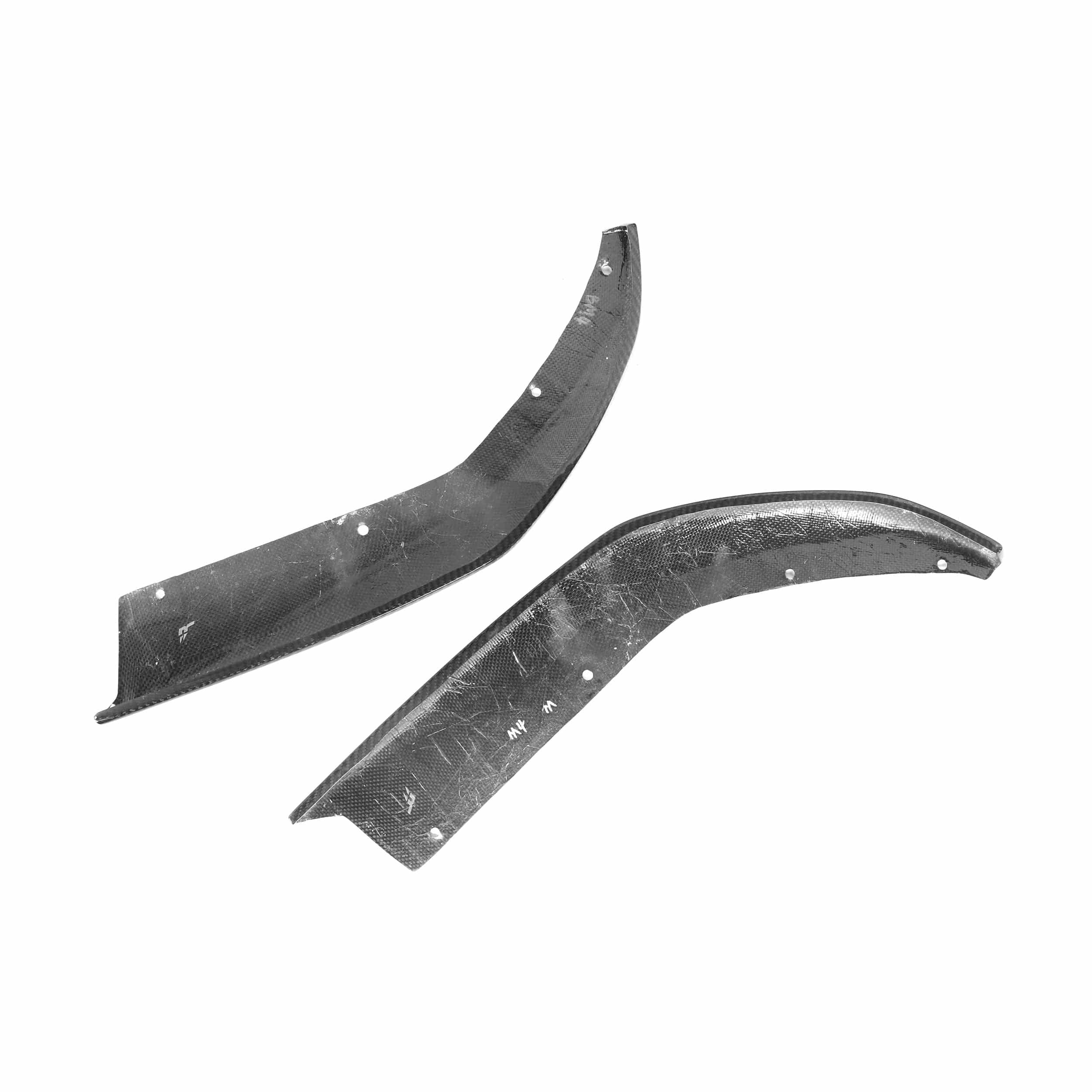 BMW M3/M4 MHC Style Carbon Fibre Rear Bumper Lower Splitters (G80/G81/G82/G83) - Twenty Two Tuning Rear Canards