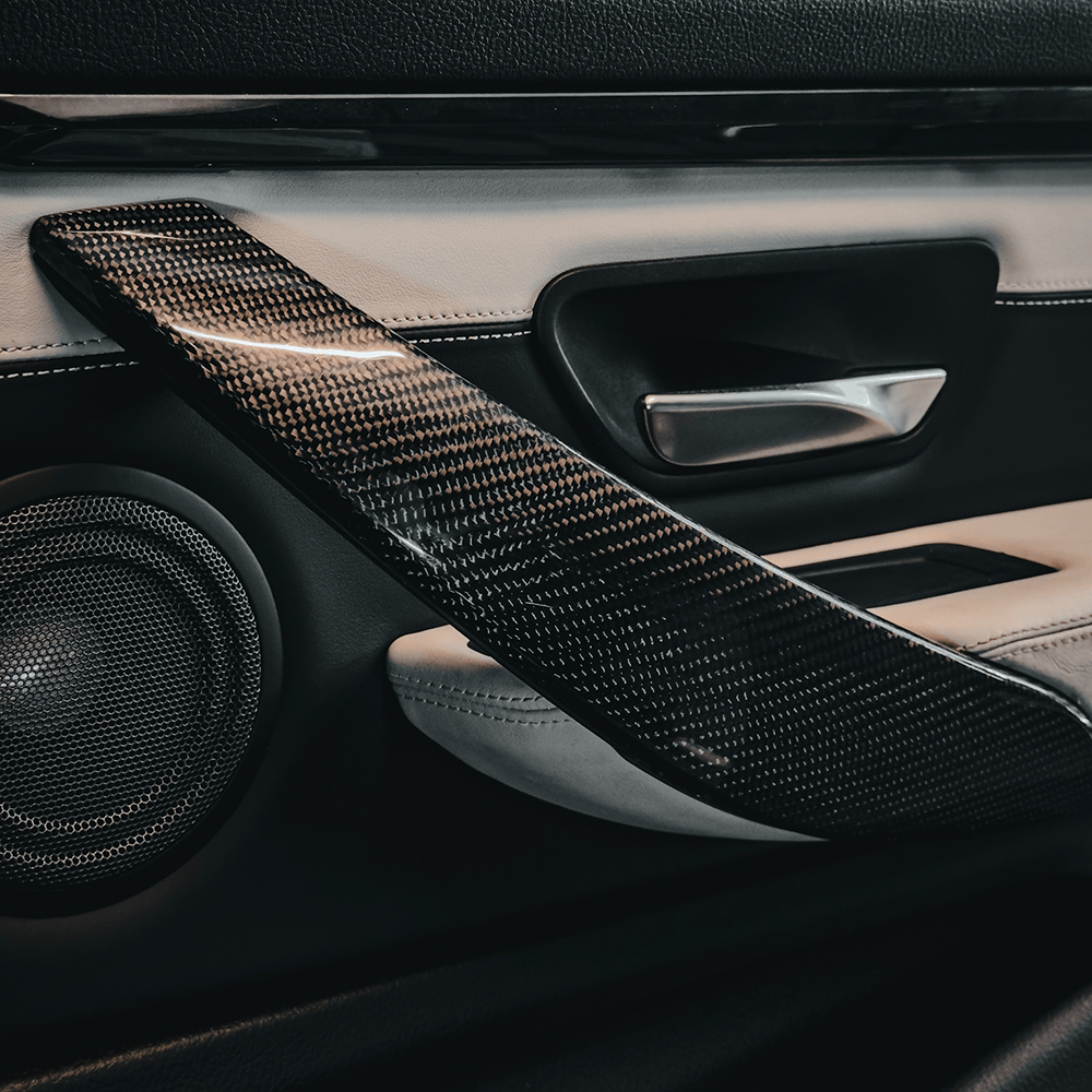 BMW M3/M4 OEM+ Carbon Fiber Replacement Door Trims (F80/F82/F83) - Twenty Two Tuning Interior Parts & Accessories