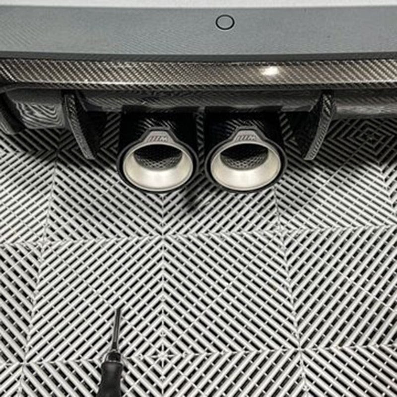 BMW M3/M4 OEM M Performance Style Carbon Fibre Exhaust Tips (G80/G81/G82/G83) - Twenty Two Tuning Exhaust Tips