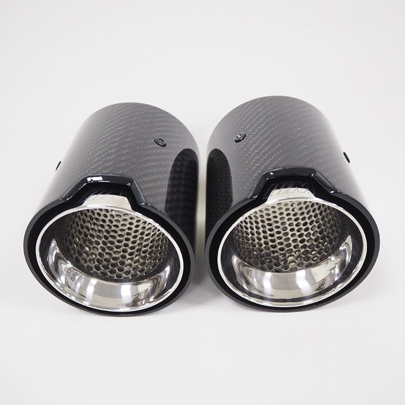 BMW M3/M4 OEM M Performance Style Carbon Fibre Exhaust Tips (G80/G81/G82/G83) - Twenty Two Tuning Exhaust Tips