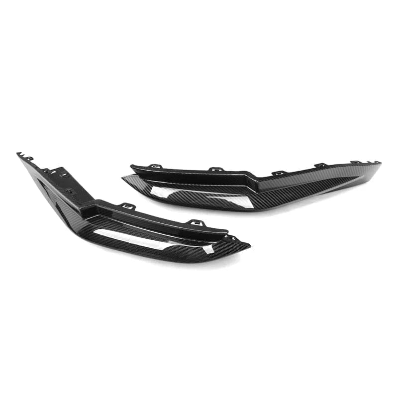 BMW M3/M4 OEM Style Carbon Fibre Rear Bumper Trims (G80/G81/G82/G83) - Twenty Two Tuning Rear Canards