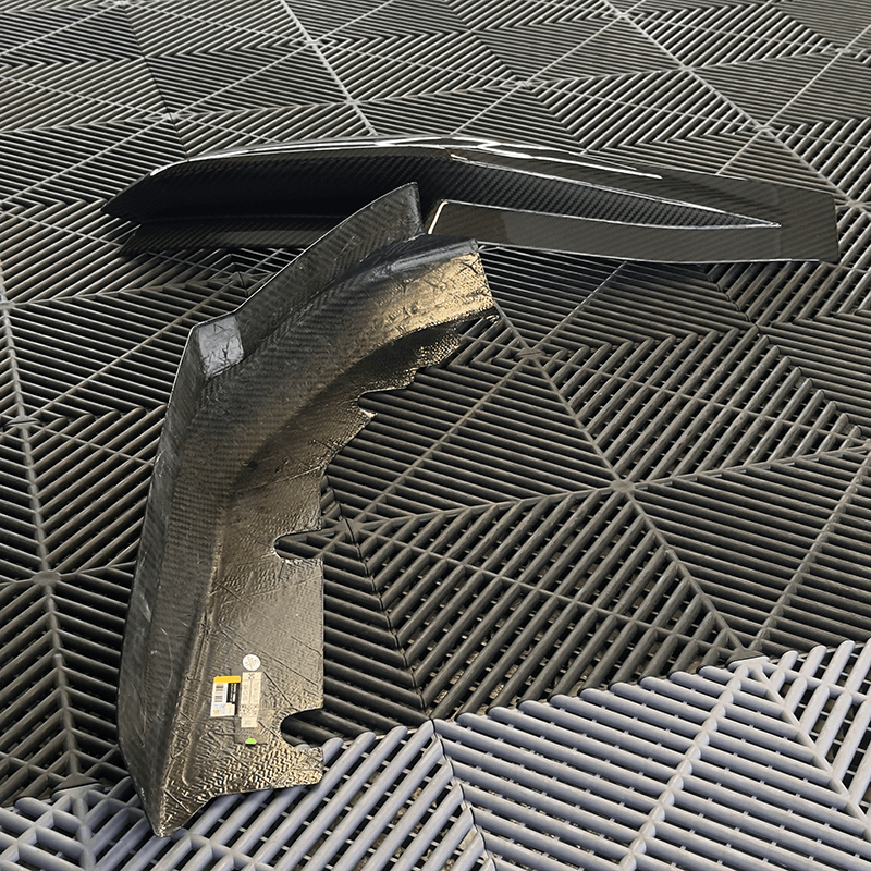 BMW M3/M4 OEM Style Carbon Fibre Rear Bumper Trims (G80/G81/G82/G83) - Twenty Two Tuning Rear Canards