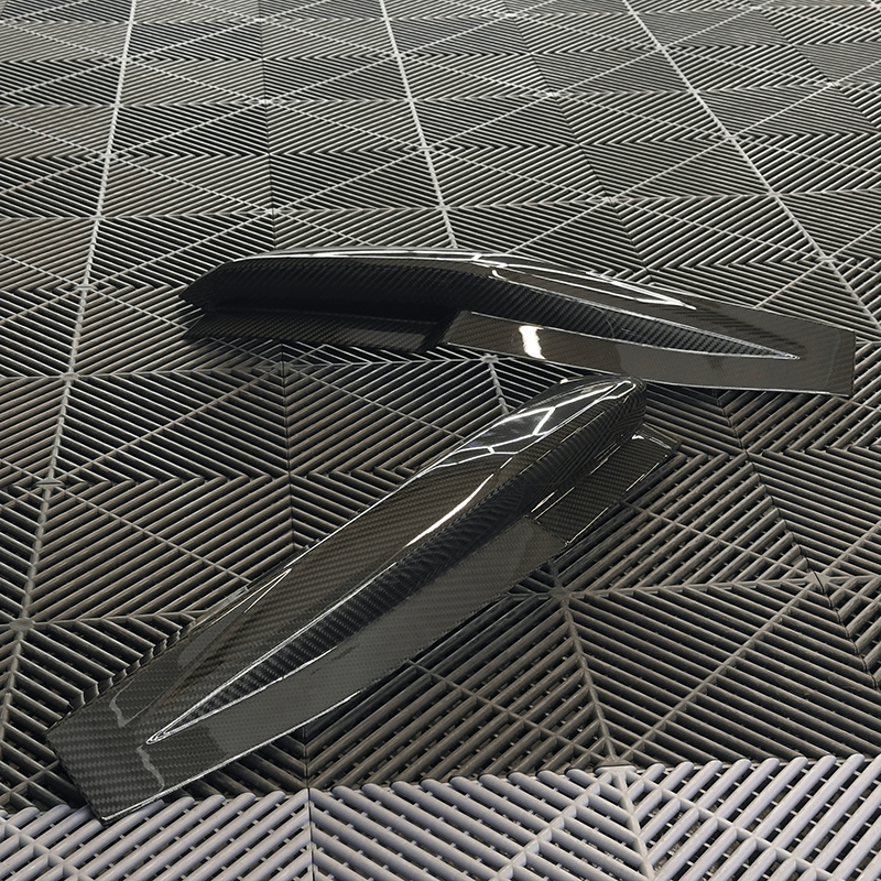 BMW M3/M4 OEM Style Carbon Fibre Rear Bumper Trims (G80/G81/G82/G83) - Twenty Two Tuning Rear Canards