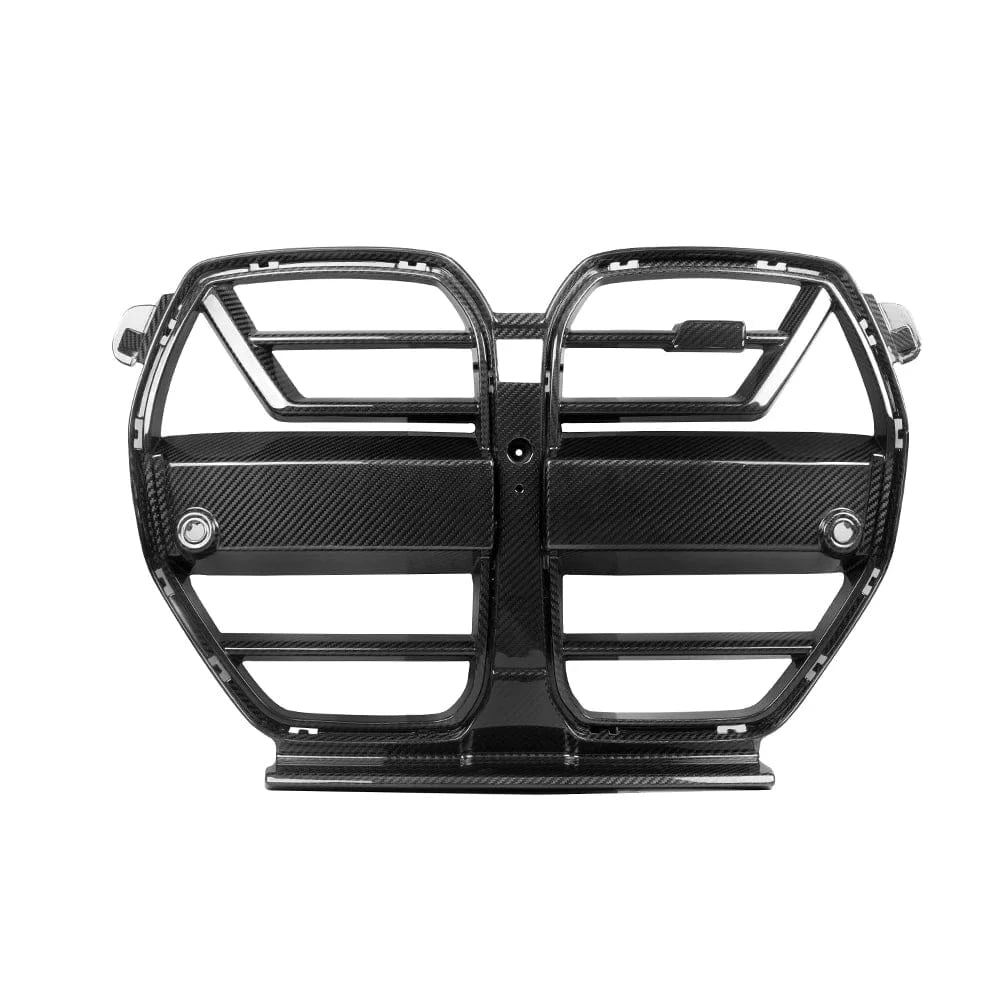 BMW M3/M4 SOOQOO SQ-A Carbon Fiber Front Grille (G80/G81/G82/G83) - SOOQOO Official Front Grille