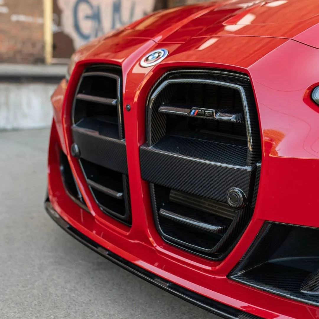 BMW M3/M4 SOOQOO SQ-V Carbon Fiber Front Grille (G80/G81/G82/G83) - SOOQOO Official Front Grille