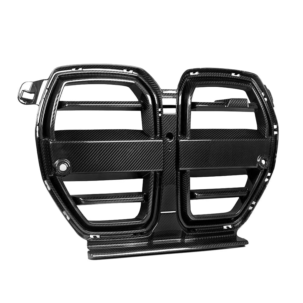 BMW M3/M4 SOOQOO SQ-V Carbon Fiber Front Grille (G80/G81/G82/G83) - SOOQOO Official Front Grille