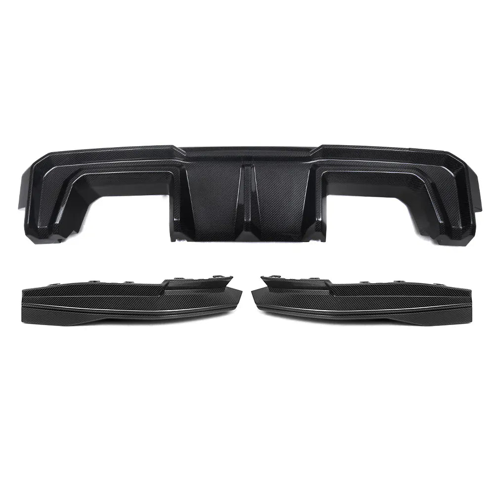 BMW M3/M4 SOOQOO V2 Carbon Fiber Rear Diffuser (G80/G81/G82/G83) - SOOQOO Official Rear Diffuser