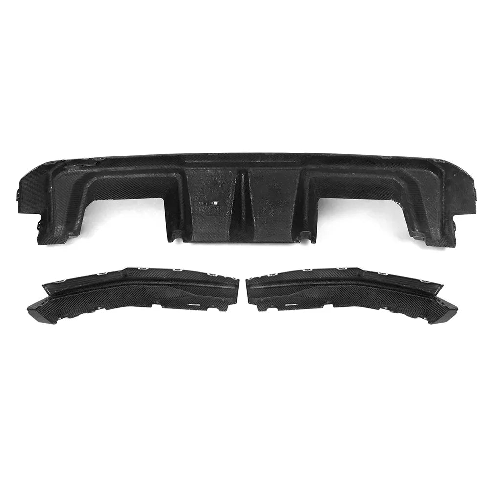 BMW M3/M4 SOOQOO V2 Carbon Fiber Rear Diffuser (G80/G81/G82/G83) - SOOQOO Official Rear Diffuser