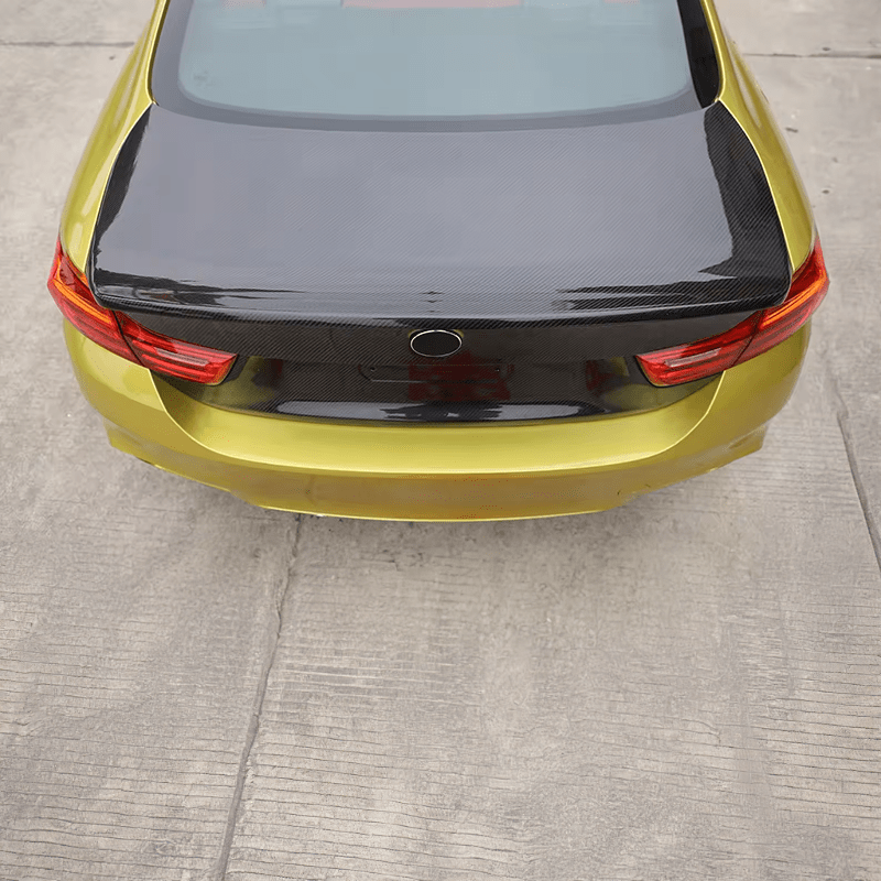 BMW M4 (F82) CS Style Carbon Fibre Rear Trunk/Boot Lid Complete - Twenty Two Tuning Trunk/Boot Complete