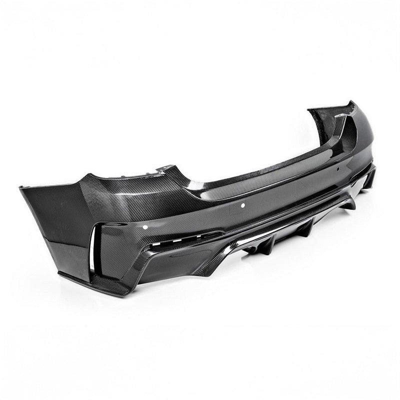 BMW M4 (F82/F83) 3D Design Style Full Carbon Fibre Rear Bumper - Twenty Two Tuning Rear Bumper Complete