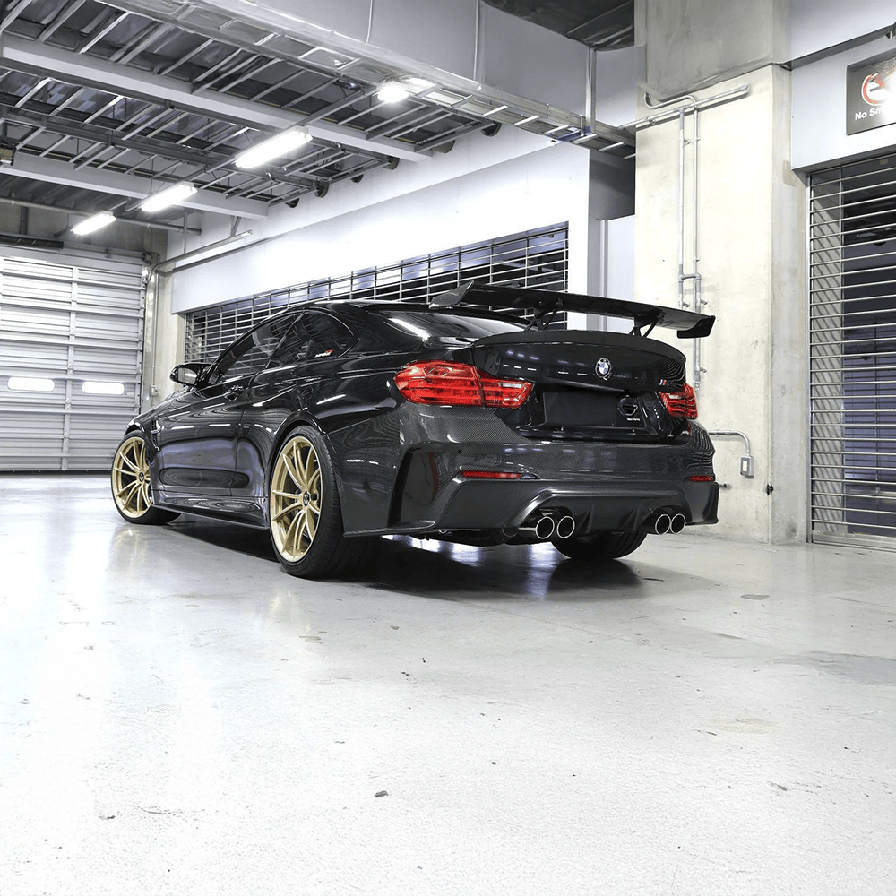 BMW M4 (F82/F83) 3D Design Style Full Carbon Fibre Rear Bumper - Twenty Two Tuning Rear Bumper Complete