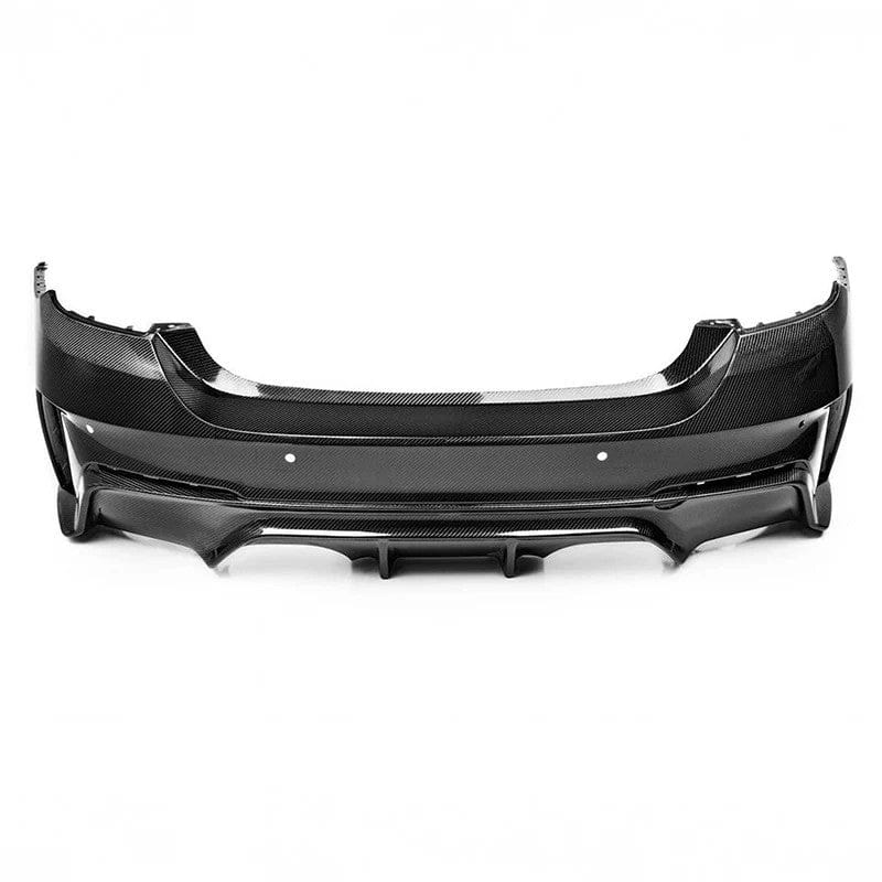 BMW M4 (F82/F83) 3D Design Style Full Carbon Fibre Rear Bumper - Twenty Two Tuning Rear Bumper Complete