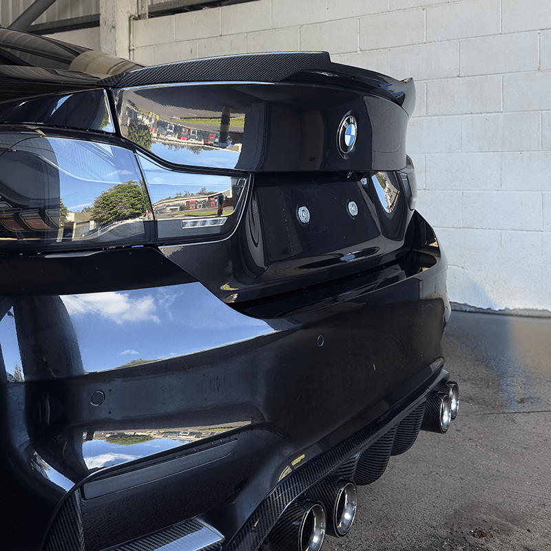 BMW M4 (F82) M4 Style Carbon Fibre Rear Trunk Spoiler - Twenty Two Tuning Rear Spoiler