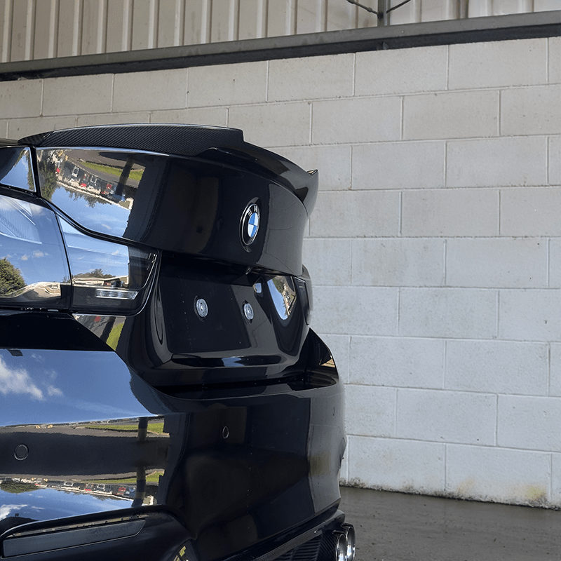 BMW M4 (F82) M4 Style Carbon Fibre Rear Trunk Spoiler - Twenty Two Tuning Rear Spoiler