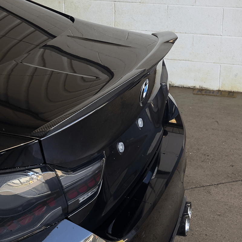 BMW M4 (F82) M4 Style Carbon Fibre Rear Trunk Spoiler - Twenty Two Tuning Rear Spoiler