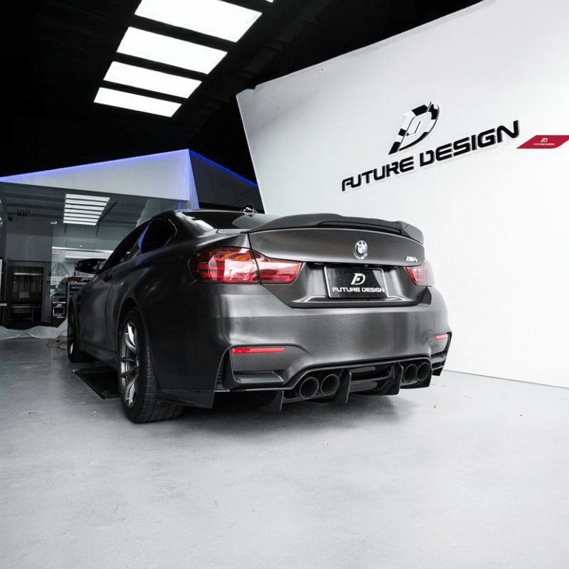 BMW M4 (F82) PSM Style Carbon Fibre Rear Spoiler - Future Design Rear Spoiler