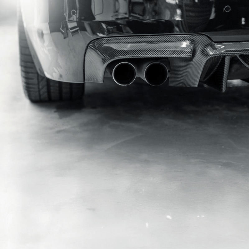 BMW M5 (F10) F90 Style Carbon Fiber Rear Diffuser - Twenty Two Tuning Rear Diffuser