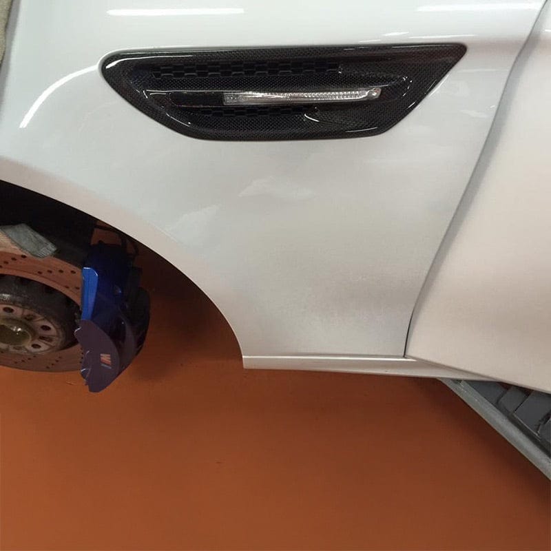 BMW M5 (F10) M Performance Style Carbon Fiber Fender Trim (Replacement) - Twenty Two Tuning Fender Trims