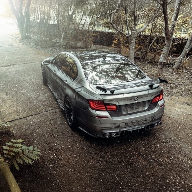 BMW M5 (F10) M Performance Throughflow Style Carbon Fiber Rear Trunk Spoiler - Twenty Two Tuning Rear Spoiler