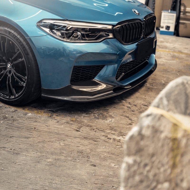 BMW M5 (F90) 3D Design Style Carbon Fibre Front Lip Spoiler - Twenty Two Tuning Front Lip