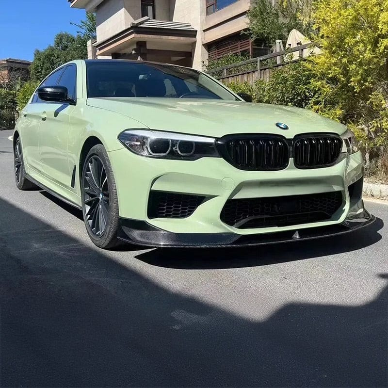 BMW M5 (F90) AC Schnitzer Style Carbon Fiber Front Lip Spoiler - Twenty Two Tuning Front Lip