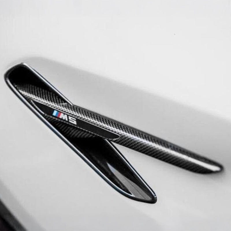 BMW M5 (F90) M Performance Style Carbon Fiber Fender Trims - Twenty Two Tuning Fender Trims