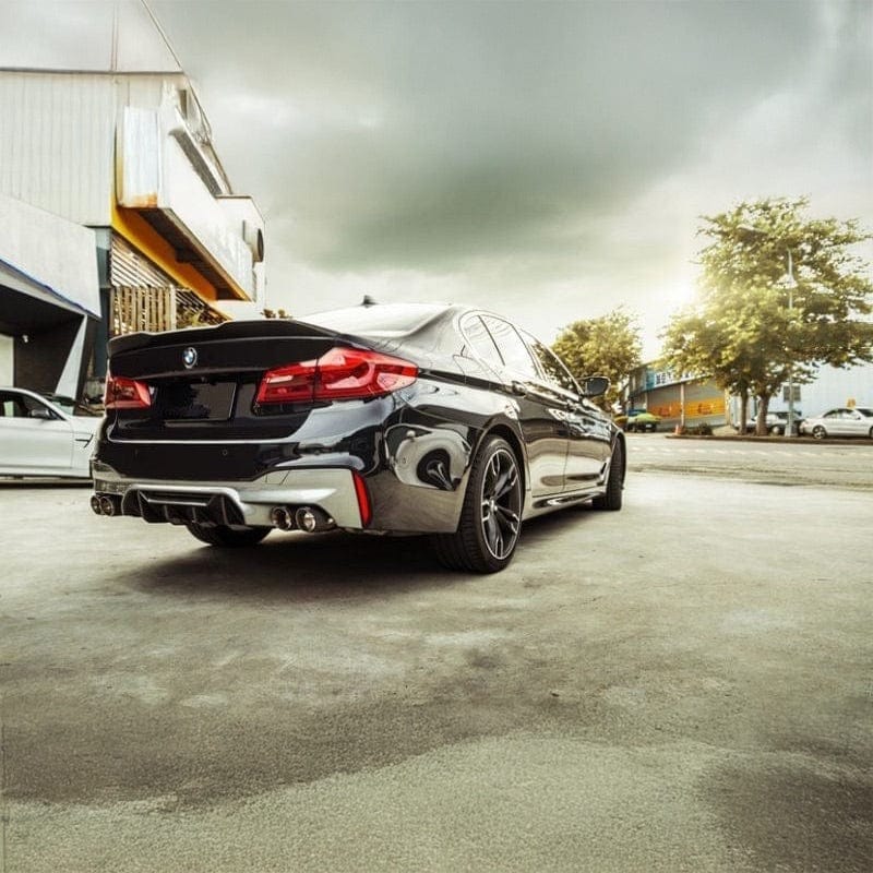 BMW M5 (F90) M Performance Style Carbon Fiber Rear Diffuser - Twenty Two Tuning Rear Diffuser