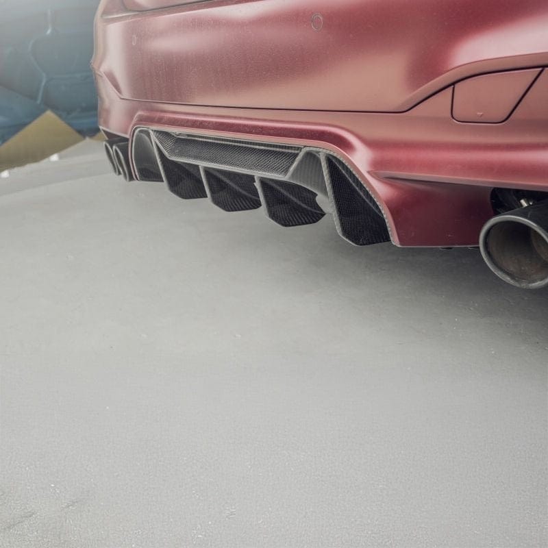 BMW M5 (F90) M Performance Style Carbon Fiber Rear Diffuser - Twenty Two Tuning Rear Diffuser