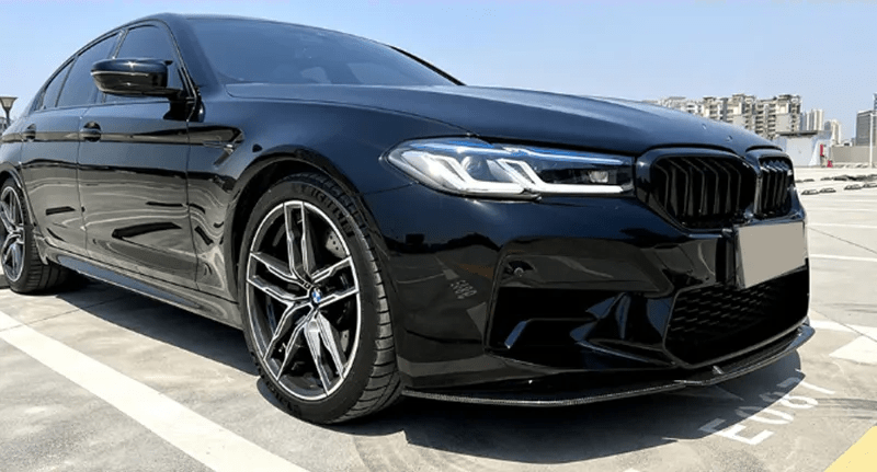 BMW M5 (F90N) STREKKEN Style Carbon Fibre Front Lip Spoiler - Twenty Two Tuning Front Lip