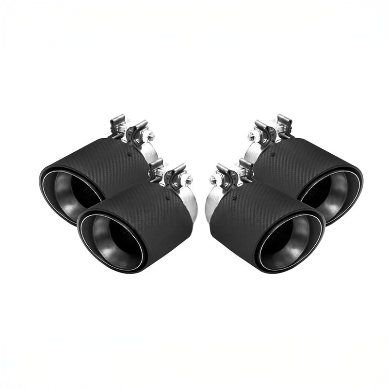 BMW M5 (G90/G99) Slash Cut Carbon Fibre Exhaust Tips - Twenty Two Tuning Exhaust Tips