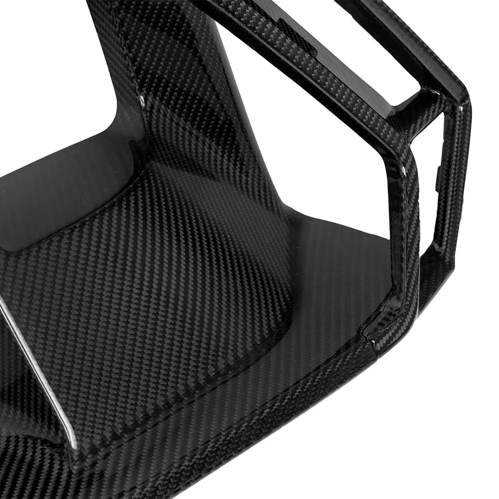 BMW M5 (G90/G99) SOOQOO Carbon Fiber Front Bumper Center Trim - SOOQOO Official Front Canards/Bumper Inserts