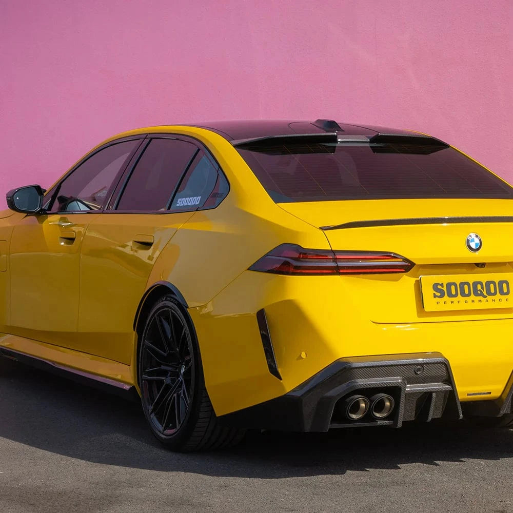 BMW M5 (G90/G99) SOOQOO Carbon Fiber Reflective Strips Cover Trim - SOOQOO Official Rear Canards