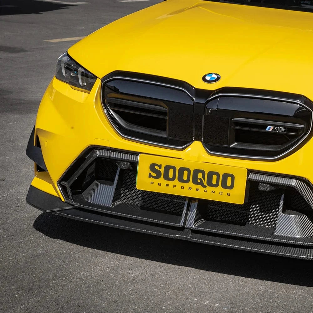 BMW M5 (G90/G99) SOOQOO Type-A Carbon Fiber Front Lip Spoiler - SOOQOO Original Front Lip