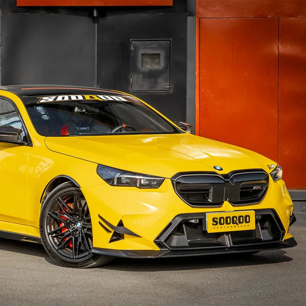 BMW M5 (G90/G99) SOOQOO Type-A Carbon Fiber Front Lip Spoiler - SOOQOO Original Front Lip